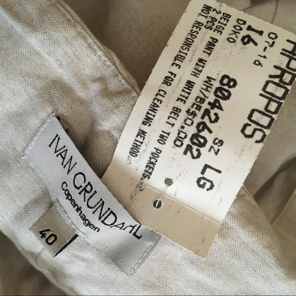 Ivan Grundahl Copenhagen designer Linen jacket 38 - Picture 15 of 16